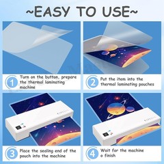 1000 Sheets 5 Mil Clear Thermal Laminating Pouches Letter 9″x11.5″ for Laminator