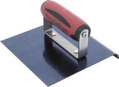Straight Concrete Edger, 6 X 6 Blue Steel Blade, 1/2 Lip X 3/8 Radius, Made in t