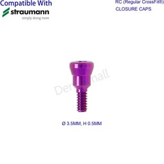 Dental Regular Closure Cover Cap Screws Healing Abutment fit ITI Straumann RC