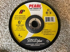 Pearl Abrasive DCWPL06A Slimcut Plus 6 x .045 x 7/8″ T-27 A46, 25 Pack NEW