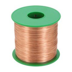 34 AWG Magnet Wire, 34 Gauge 16 oz Enameled Copper Wire, 155C(311F) Copper Color