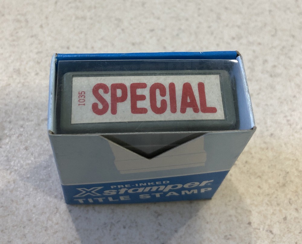 X-Stamper Message Stamp – Special – Pre-Inked One-Color, Red 1035