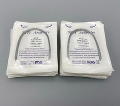 100Pcs Dental Orthodontic Super Elastic Niti Arch Wire Round Natural Form USA