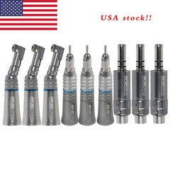 USA NSK Style Dental Low Speed Contra Angle Straight Air Motor E-type 2/4holes