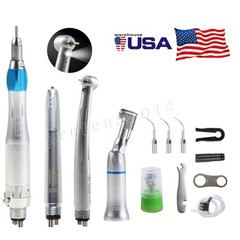 Dental Handpiece Kit LED High Speed/ Low Speed Air Turbine Set / Air Scaler 2/4H