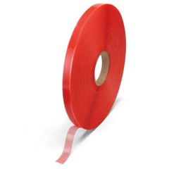 Double sided tape Red liner clear adhesive 8 mil 1/2″ x 750 ft