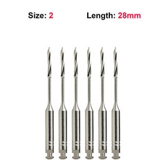 Peeso Reamers Endodontic DRILLS Drill #2 28mm 6/Pkg Top Quality