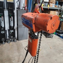 Duff Lynx 2 Ton Electric Chain Hoist 20 Foot Lift 8FPM 230/460v 4000lbs