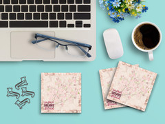 Sticky Notes 3 Pack 3″x3″ 50ct Let Your Dreams Blossom Cherry Blossom