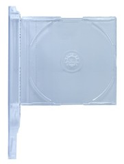 10 SLIM Import CD-5 Maxi SUPER Clear CD Jewel Cases J Card European 7.2mm 1-3 D