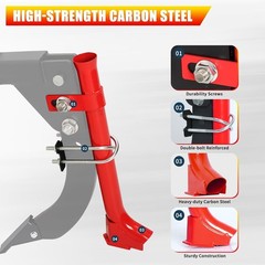 Pipe Layer Attachment for 3-Point Ripper Hitch Lawn Trencher Subsoiler Tractor