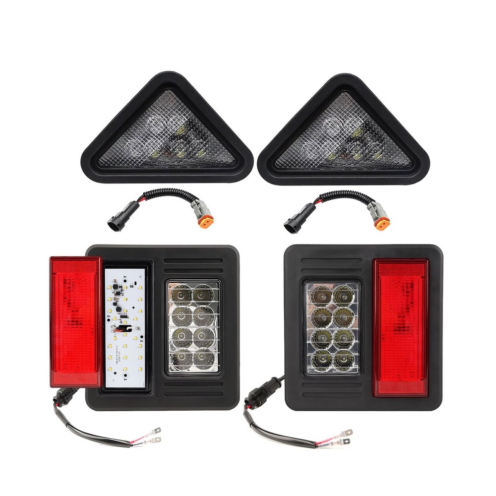 LED Headlight Kit Rear Compatible with Bobcat 751 753 763 773 863 864 873 883…