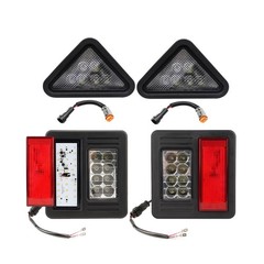 LED Headlight Kit Rear Compatible with Bobcat 751 753 763 773 863 864 873 883…