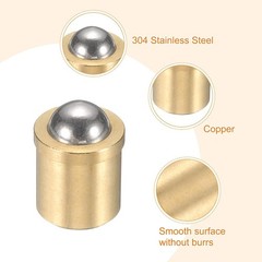 Versatile 15Pcs 5.8mm Ball Plunger Set – Durable Stainless Steel & Copper