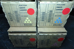 Set/4 Genuine Ricoh 842279 842280 842281 842282 IM C6000 Print Cartridges *SALE*