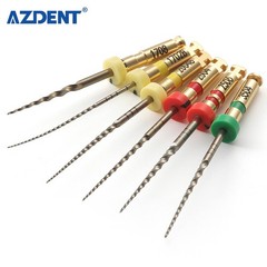 AZDENT Series E Dental Heat Activated Rotary Endo Files #17-#35 21mm/25mm Engine