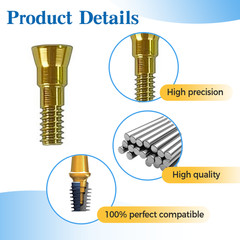 4/6/10/20 Pcs Dental Cover Screw Closure cap compatible with Straumann RC NC