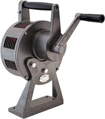 BASE MOUNT LOUD HAND CRANK MANUAL OPERATED AIR RAID ALARM METAL PORTABLE SIREN