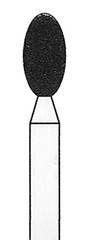 10 Burs Dental Diamond Burs FG Egg Football 379/023XF Extra Fine Grit High Speed