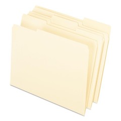 Pendaflex Interior File Folders 1/3 Cut Top Tab Letter Manila 100 Per 4210 1/3