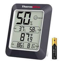 ThermoPro TP50W Digital Indoor Hygrometer Thermometer Room Temperature Humidity