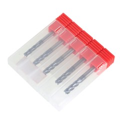 5Pcs 3/16″ 4 Flute Regular Carbide End Mill 2″ Overall Length TiALN COATED
