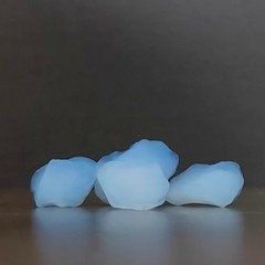 50ml Aerogel Blocks Silica Granule Size 5-50mm Frozen transparent
