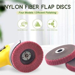 115mm Nylon Fiber Wheel Flap Polishing Wheel Abrasive Buffing Pads Angle Grinder