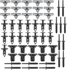 55pcs Fenders Mounting Clips Wheel Fender Flare Clips Hardware Kit Fits for Jeep