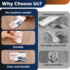 50 Pack 10 Mil Business Card Size Self Sealing Laminating Pouches 2×3.5 Inch …