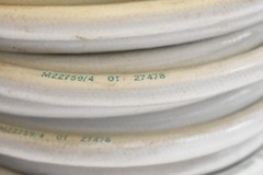 Silver-Coated Copper Cable/Wire PFTE Jacket White M22759/4-01 2 FT. PER SALE