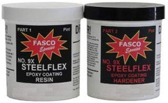 Fasco Epoxies Steelflex Clear – Epoxy Bottom Coating – Gallon Kit