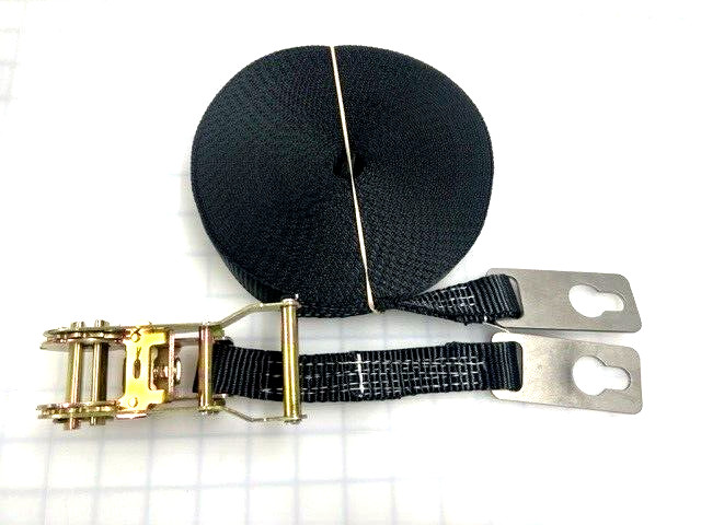One Pair of 1″ x 56′ Ridge Strap Kits With Anchors – Replaces Shurco 1107068