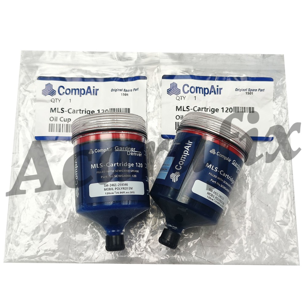New Auto Greaser Cartridge ZS1063903 for Gardner Denver/CompAir（Pair of 2）