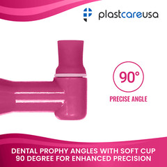 Dental Prophy Angles Soft Cup, Disposable & Latex Free (1 Box of 100)