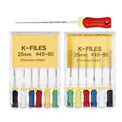10Pack Dental Endo Root Canal H/K-Files Niti/Steel/Reamers 21/25/31 mm Hand Use
