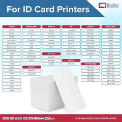 High-Quality White CR80 PVC Cards 30 Mil – 500 Count for Professional Use