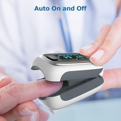 Portable Fingertip Pulse Oximeter – Accurate Blood Oxygen Monitor with Lanyard