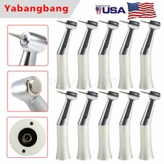 1-10 NSK Style Dental Slow Low Speed Handpiece Contra Angle 1:1 Fit FG 1.6mm Bur