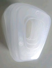 501 Filter Retainers, Pack of 8, White, Large, Non-woven Polypropylene
