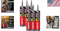 PL Max 9oz Cartridge 6pk – Strong Waterproof Polyurethane Construction Adhesive