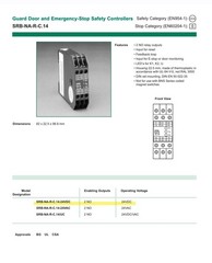 Schmersal SRB-NA-R-C.14-24V Safety Relay 24VDC Guard Door Emergency Stop 2NO