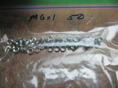 50 pieces Genuine Helicoil M6X1 stainless thread repair inserts (per 50 pack)