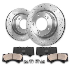 13.89 Front Brake Rotors Ceramic Pads for Tundra Sequoia Land Cruiser LX570