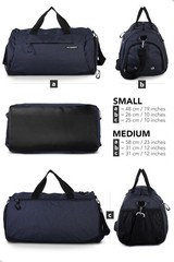 Fitgriff® Gym Bag for Men & Women with Shoe & Wet Compartment – Duffle Bag
