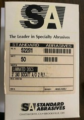 Standard Abrasives 522511 3″ 240Grit A/O Quick Change TS Discs