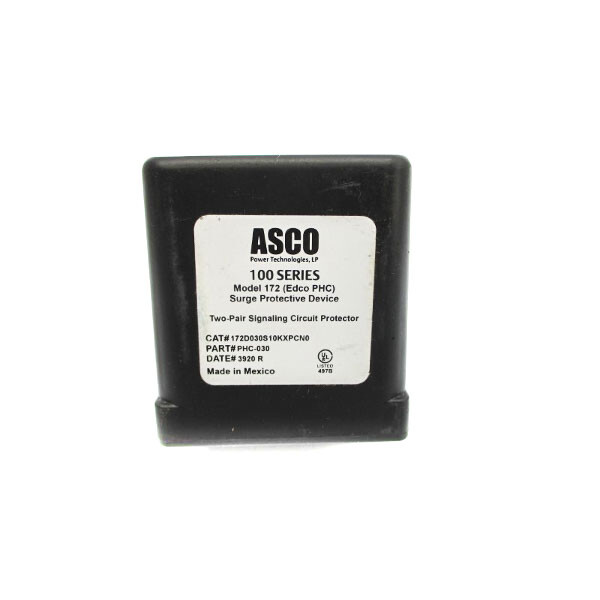 ASCO 174D030S10KXPCN0 PHC-030 SER. 100 UNMP