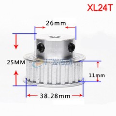 XL 10T-100T Timing Belt Pulley Synchronous Wheel Select Bore for 10mm Width Belt