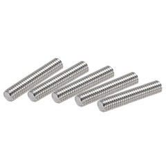10pcs M6 x 30mm Fully Threaded Rod 304 Stainless Steel Right Hand 1.0mm Pitch