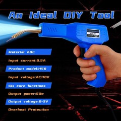 Professional Plastic Welder Kit with 1200 Staples for Effortless Repairs